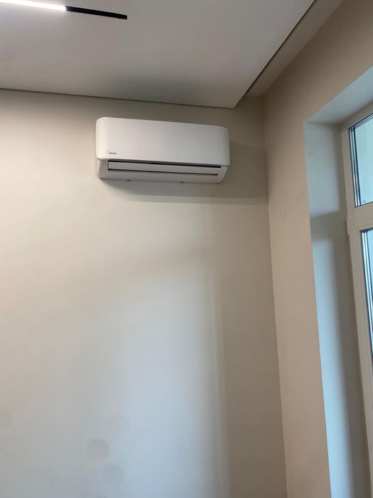 Установка  кондиционера