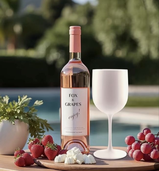 Pahare din plastic pentru vin