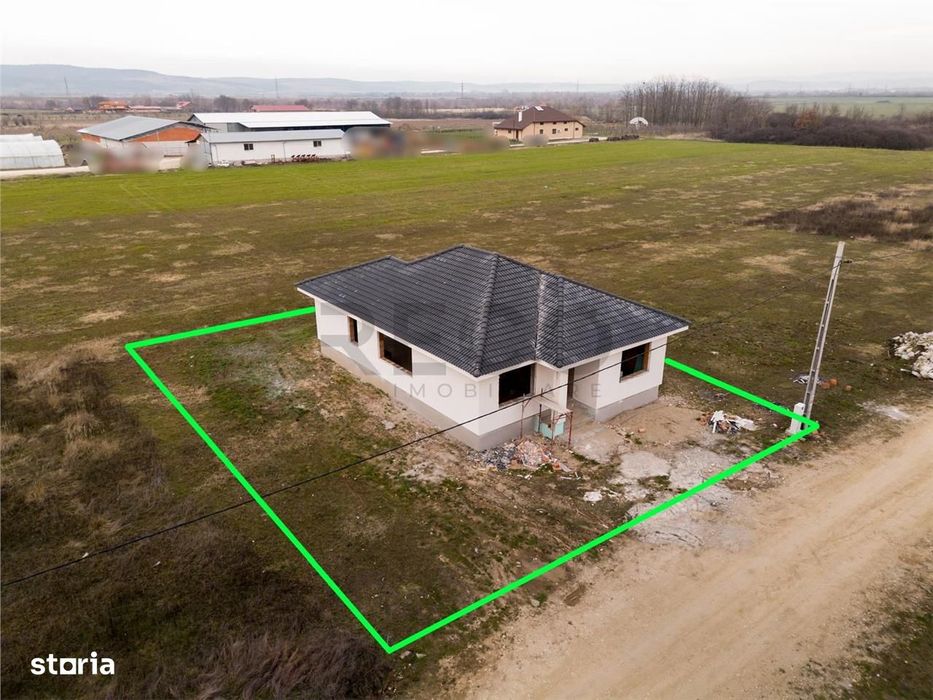 RECO Casa la rosu - 3 dormitoare, plan parter 120 mp utili - Osorhei