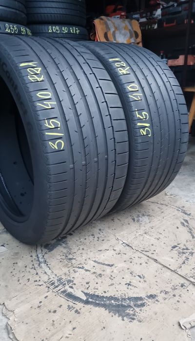 2 Anvelope Vară Continental 315 40 R21  Stare Impecabilă