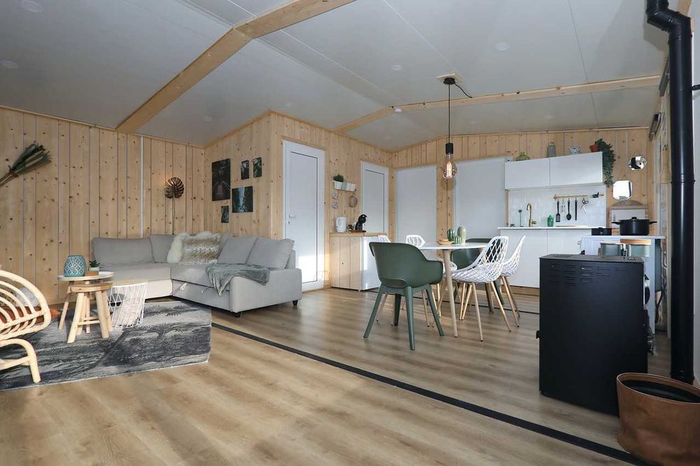 Сглобяеми къщи бунгало вила Сглобяема къща метална бунгала контейнер