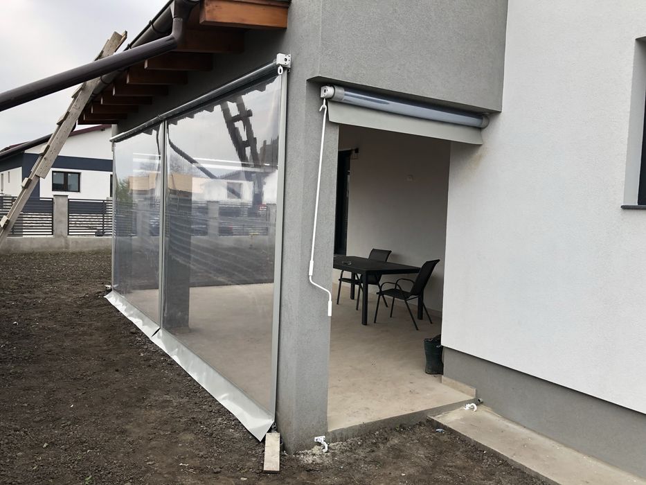 Prelata , Folie sistem inchidere terasa cu tambur