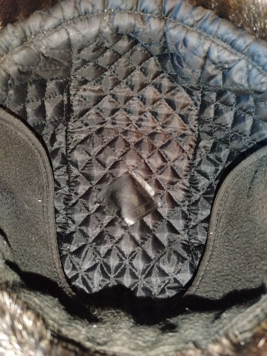 Норковая шапка  с ушками