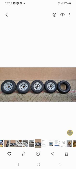 Roți complete cu jante din oțel și anvelope Made în  SUA