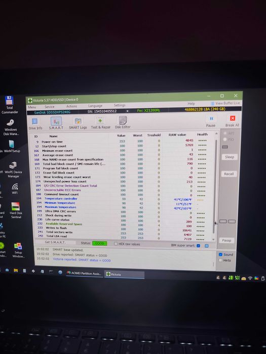 Ssd SanDisk Extreme Pro 240gb 100%