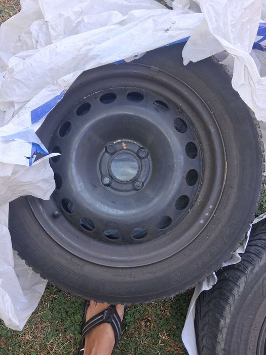 4 брой железни джанти за ситроен c4