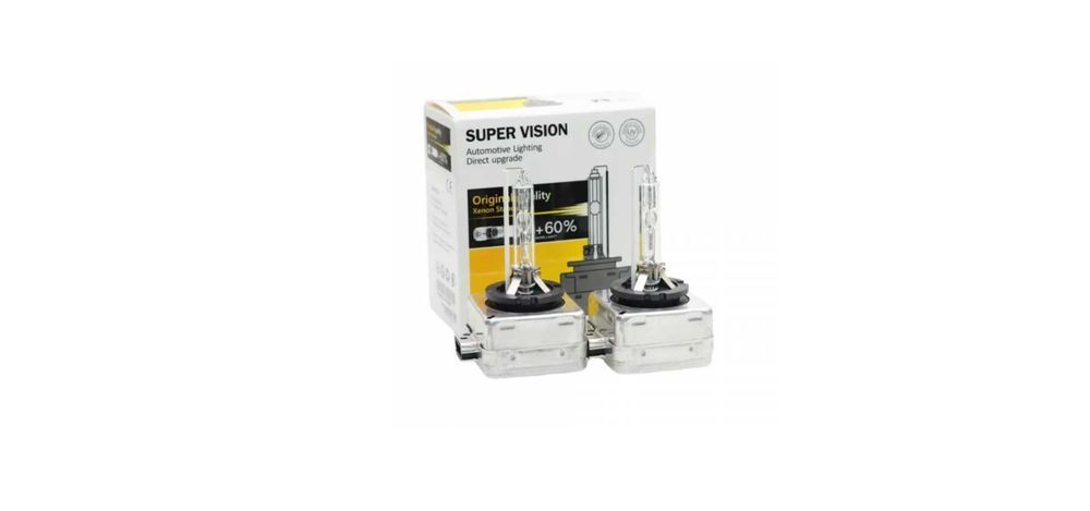 Set 2 Becuri Xenon D1S D2S D3S D4S SuperVision 6000K