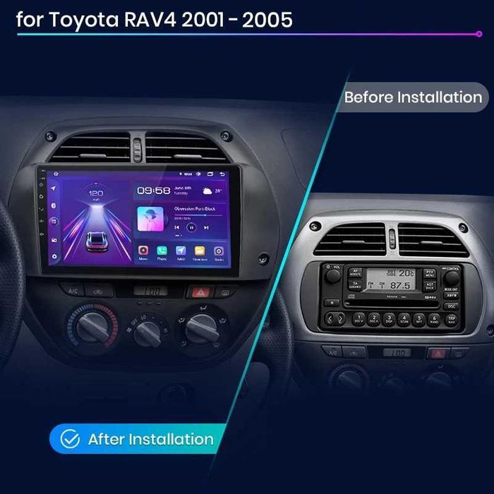Toyota RAV 4 2001г-2005 Мултимедия Навигация Android