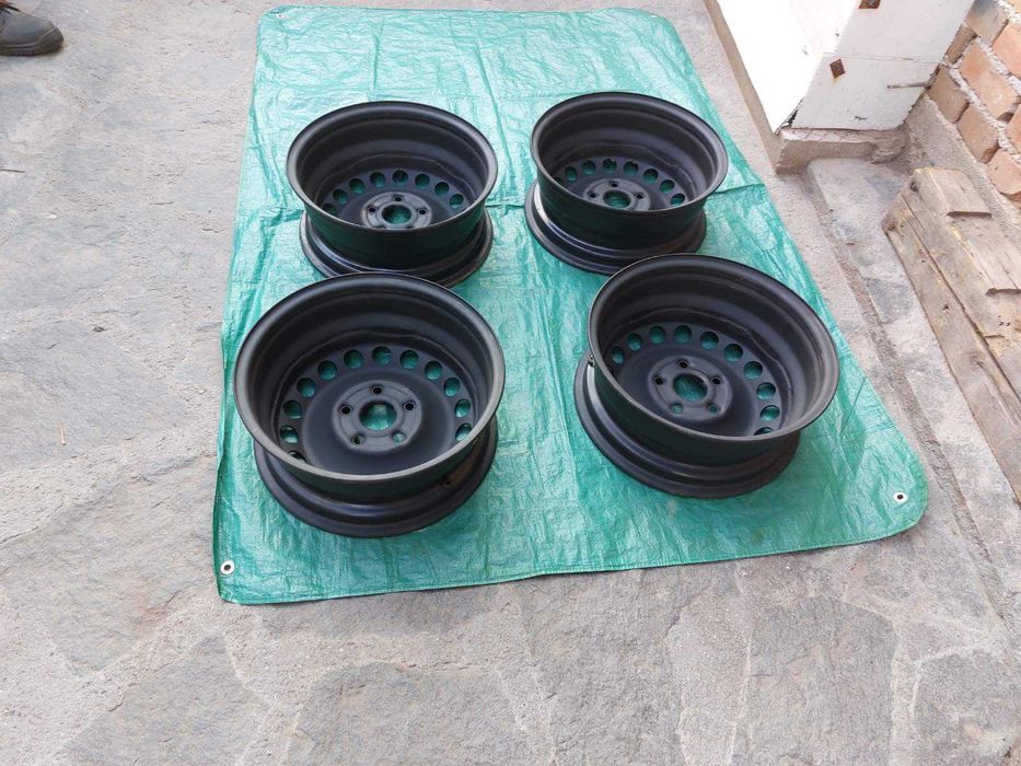4 бр. железни джанти, 15 цола 5х112