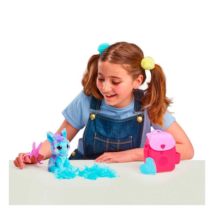 Плюшено кученце подстригване и прически в чантичка с аксесоари