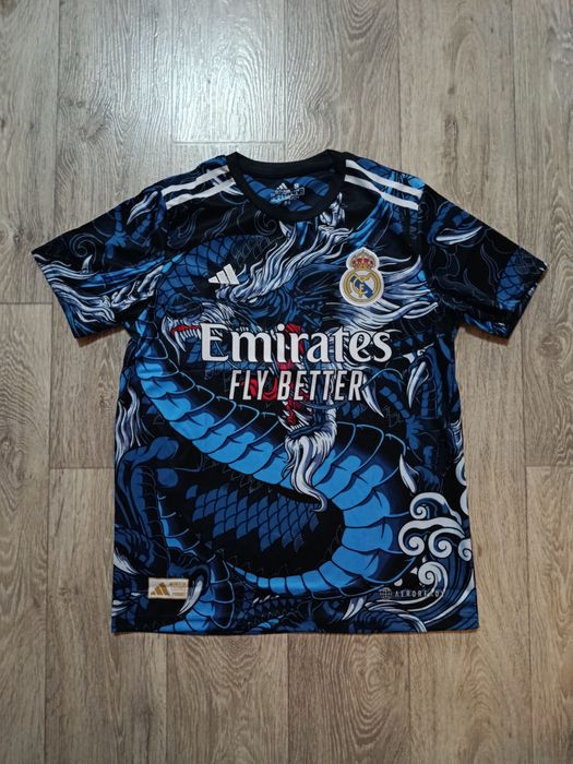 Мъжка футболна тениска  на Роналдо Реал Мадрид дракон