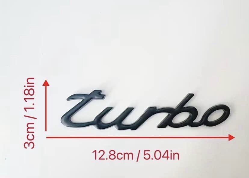 Емблема Turbo метална