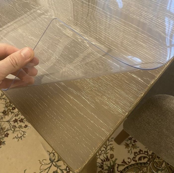 Скатерть 2мм "Жидкое стекло" на стол