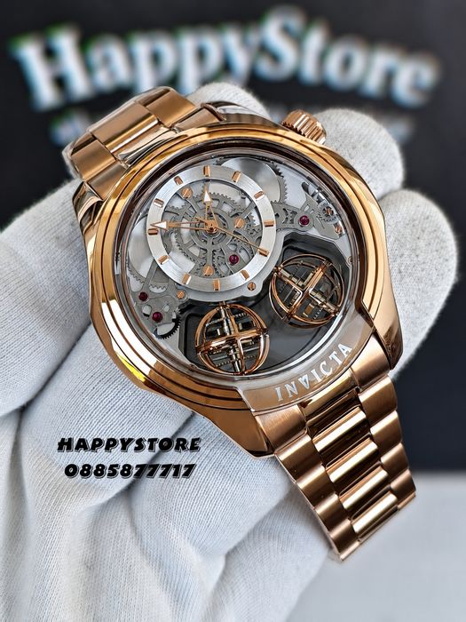 INVICTA Specialty Rose Gold full metal 48 mm, Инвикта нов мъжки часовник