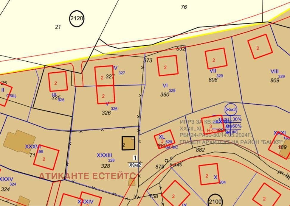 Парцел в София, област- площ 463 цена 25000