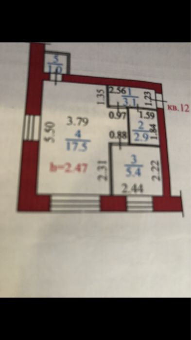 Продам 1,5 на защите