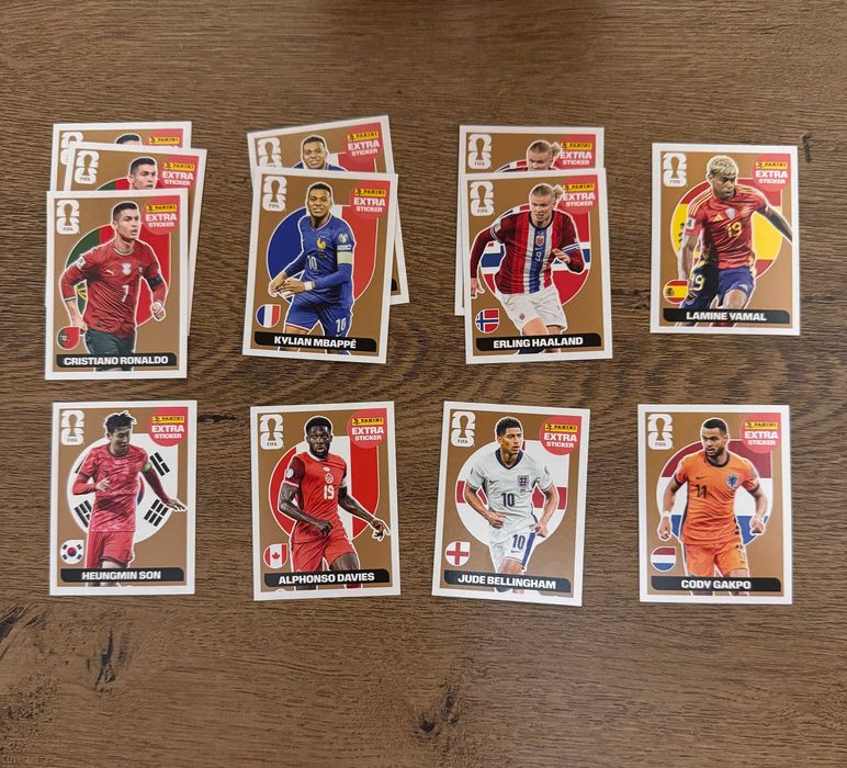 Продавам/Разменям: Екстра стикери от световното на Panini World Cup 2026