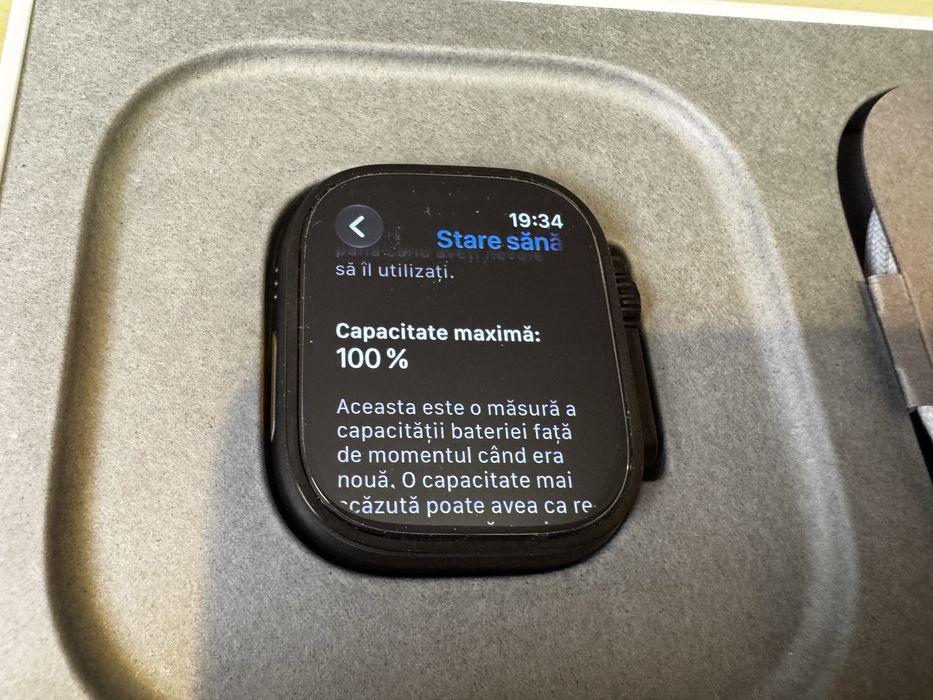 Apple Watch Ultra 3, GPS + Cellular, 49mm, Black Titanium Case, Black Ocean Band