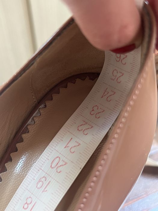 Emporio Armani, pantofi din 100% piele, bej & negru, fundă