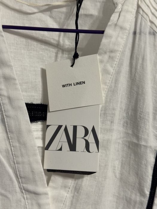 Рубашка Zara с этикеткой. Размер S