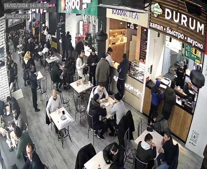 Локация на фудкорте (20 кв.м за 1 мл тенге)