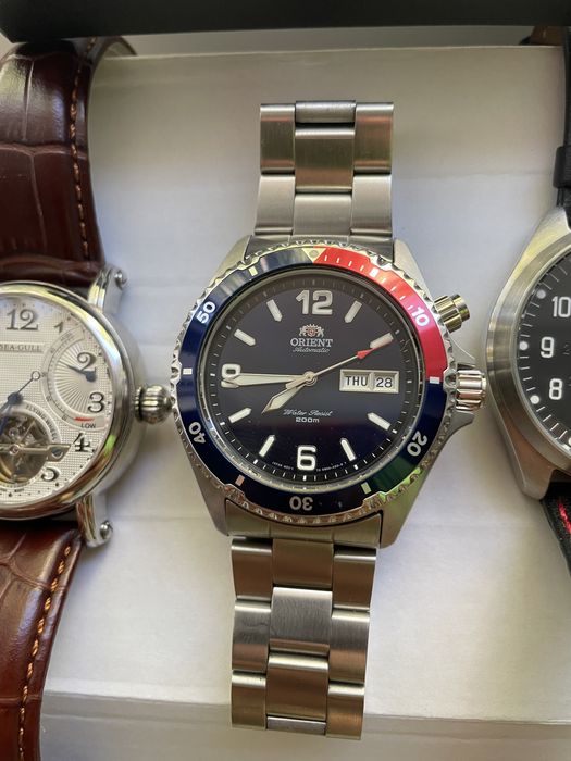 Часовници sea-gull, orient mako 1, swatch