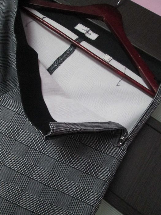 pantaloni elastici carouri dame 42