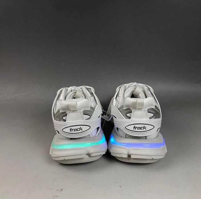 Balenciaga track led alb