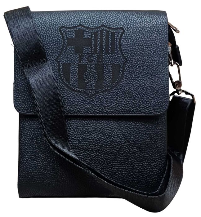 FC Barcelona Кожена Чанта за Рамо