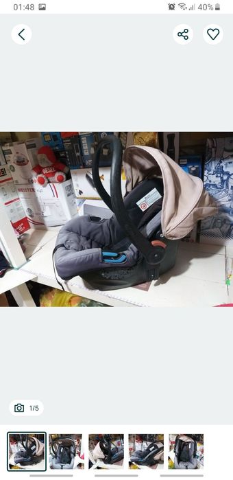 Scaun Auto Bebe Cu Iso.Fix