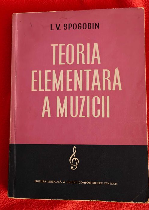 Teoria Elementară a Muzicii de I. V. Sposobin