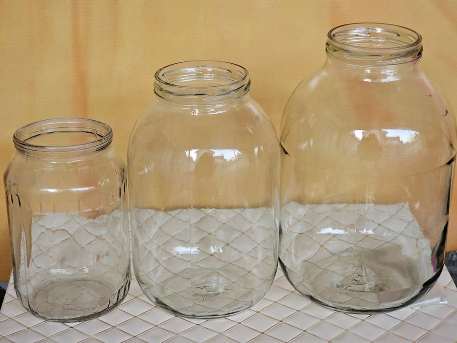 Банки 1-, 2-, 3-литровые