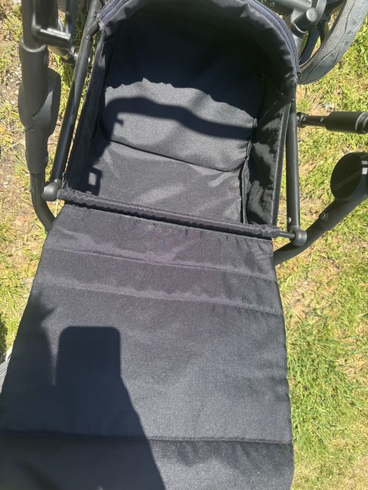 Бебешка комбинирана количка 2 в 1 KikkaBoo - Amani, Сива