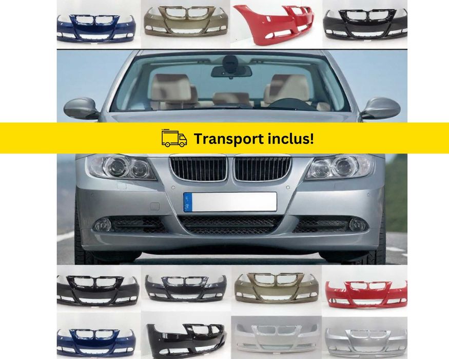 Bara fata BMW Seria 3 E90 E91 NFL Negru Gri Albastru Alb Rosu Verde