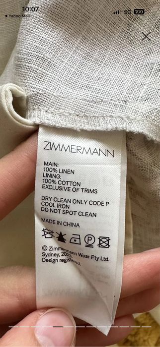 Zimmermann rochie autentica