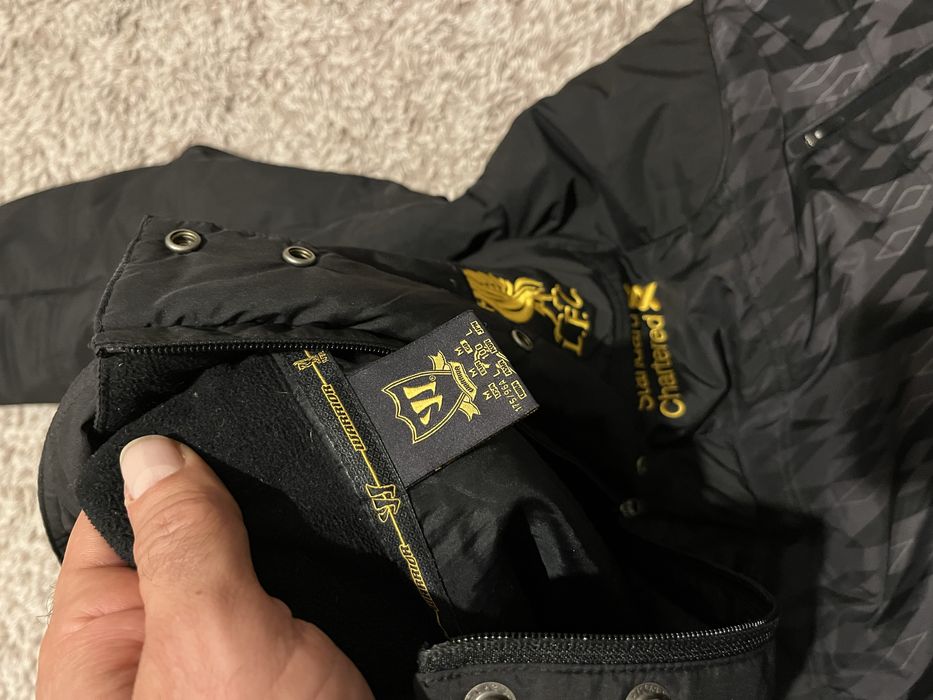 Warrior x Liverpool Padded Jacket-пригинално мъжко яке