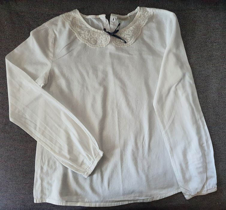 Bluza / camasa alba scoala , fete, 158-164