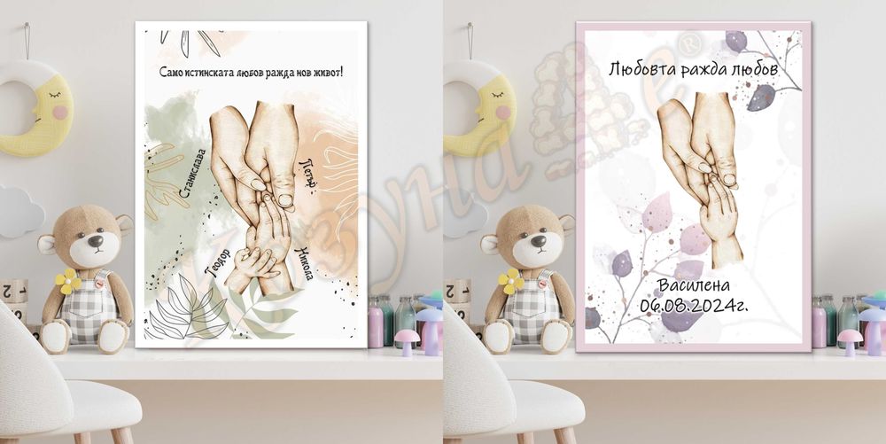 Постери и колажи за всеки повод и спомен за цял живот