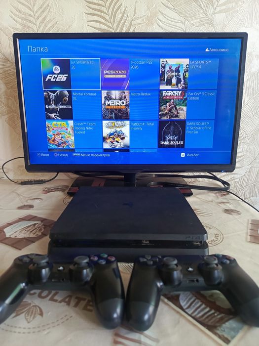 Playstation ps4 slim goldhen vzlom +30 ta oʻyin +3oy garantiya