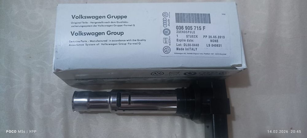 Катушка зажигания VW polo