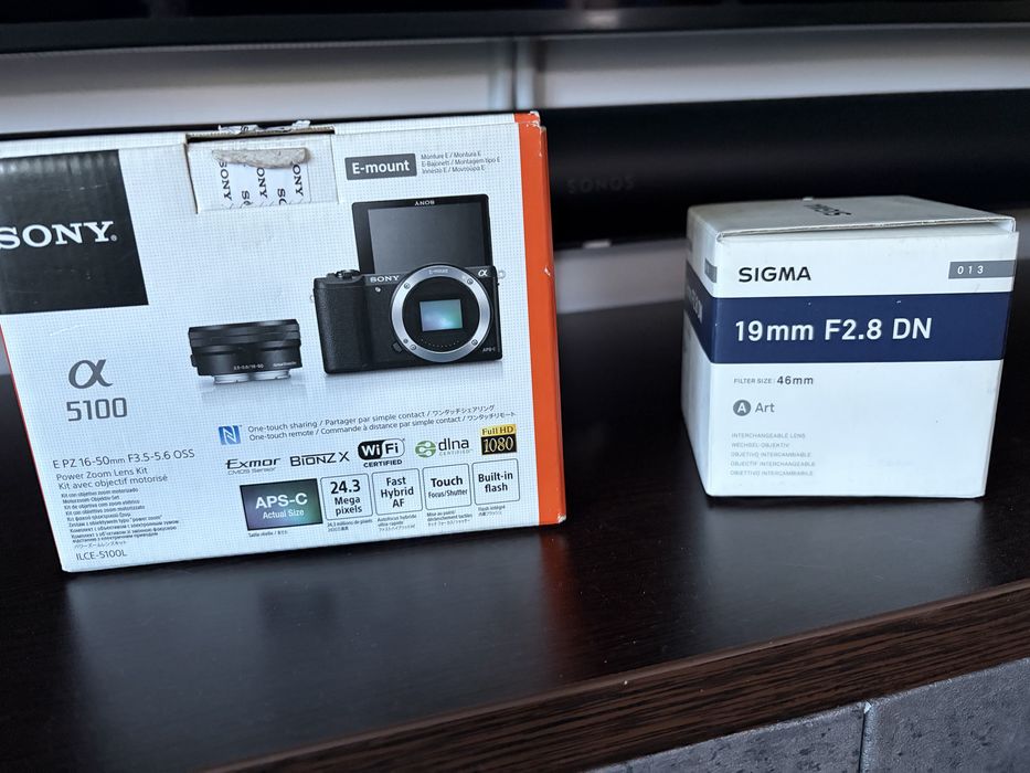 ap foto mirrorless sony 5100 si ob sigma 19:2.8 dn art