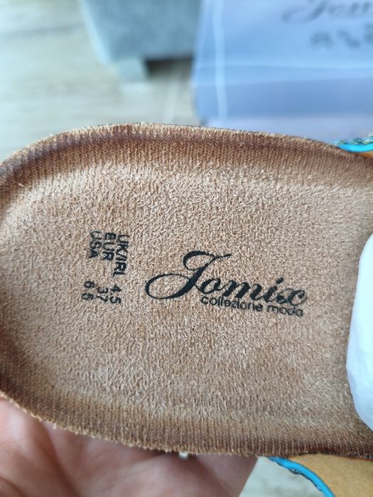 Saboți slapi damă Jomix cu platformă și pietricele – noi  37
