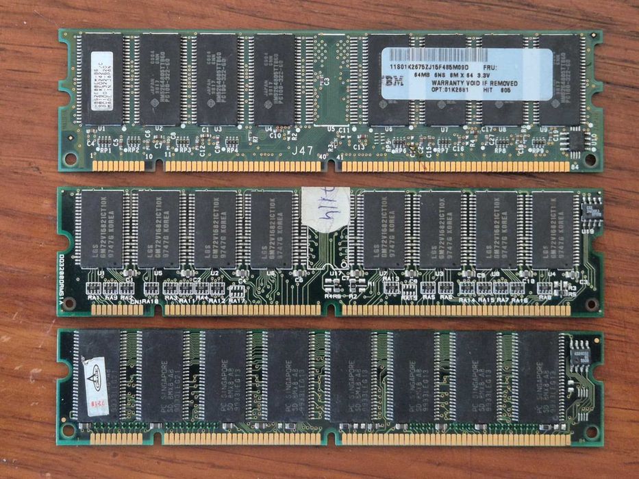 Memorii RAM desktop si laptop - ddr1, ddr2, ddr3