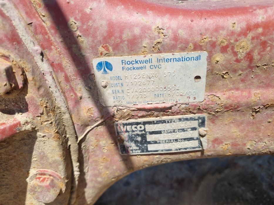 Punte spate/Axa/ Diferential/Iveco Eurocargo 12 tone/ raport 11-41/ R19,5/8prezoane.