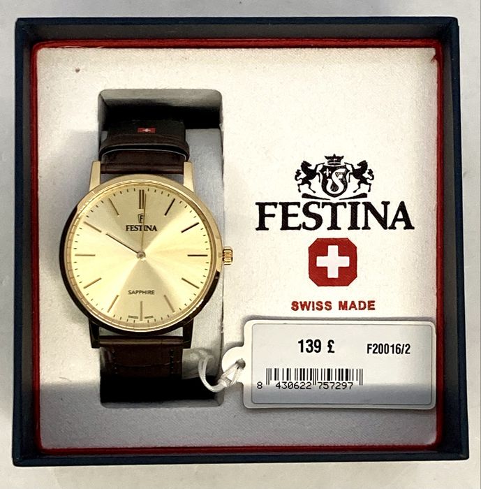 Ceas Festina Swiss Gold model F20016/2
