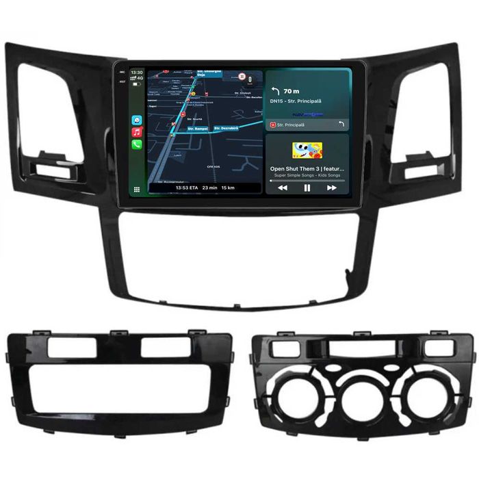 Navigatie Dedicata Toyota Hilux VII (2004-2015) 9Inch, BT, Carplay