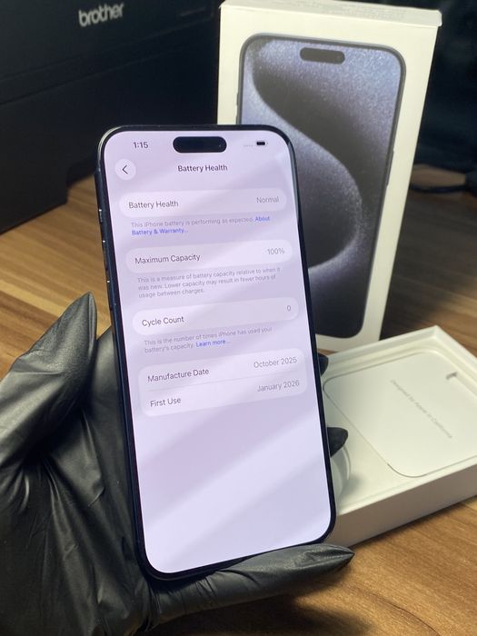 iPhone 15 Pro Max • 256 GB • Blue Titanium