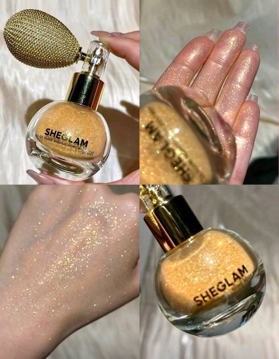 SHEGLAM розов/злаен блясък за тяло