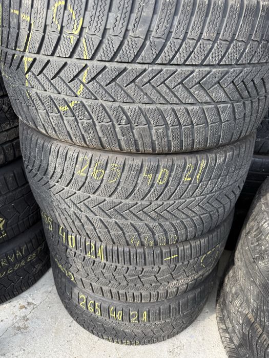 265/40/21” 4 buc Continental-Bridgestone dot 2022.anv M+S Iarnă.Impeca