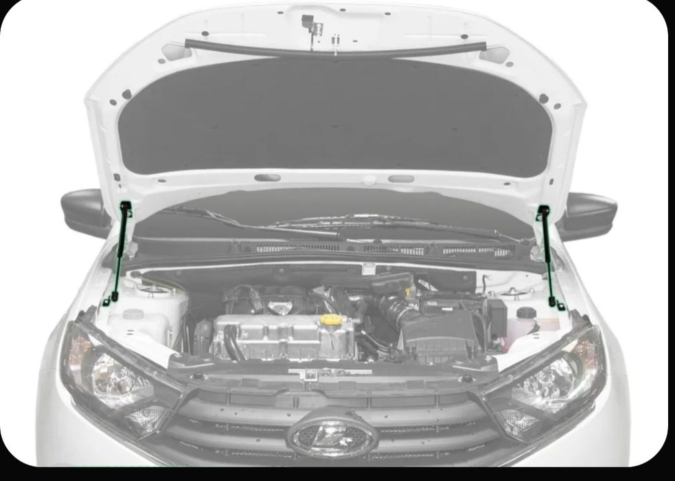 Ваз гранта 2190 газовые упоры капота, газовые упоры багажника.